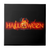 SlipperyJoe's Halloween massive fiery lettering ca タイル (正面)