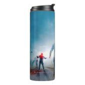 SlipperyJoe's happy Halloween glowing eyes zombies タンブラー (回転左)