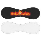 SlipperyJoe's Happy Halloween pumpkin glowing eyes ソフトボール (パネル)