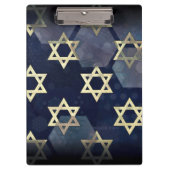 SlipperyJoe's Happy Hanukkahダビの複数の星 クリップボード (正面)