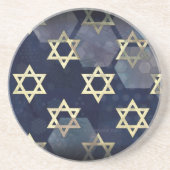 SlipperyJoe's Happy Hanukkahダビの複数の星 コースター (正面)