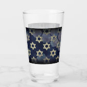 SlipperyJoe's Happy Hanukkahダビの複数の星 タンブラーグラス (裏面)