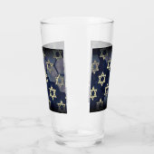 SlipperyJoe's Happy Hanukkahダビの複数の星 タンブラーグラス (左)
