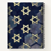 SlipperyJoe's Happy Hanukkahダビの複数の星 ノートブック (裏面)