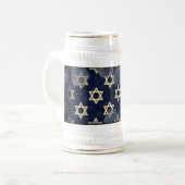 SlipperyJoe's Happy Hanukkahダビの複数の星 ビールジョッキ (正面左)