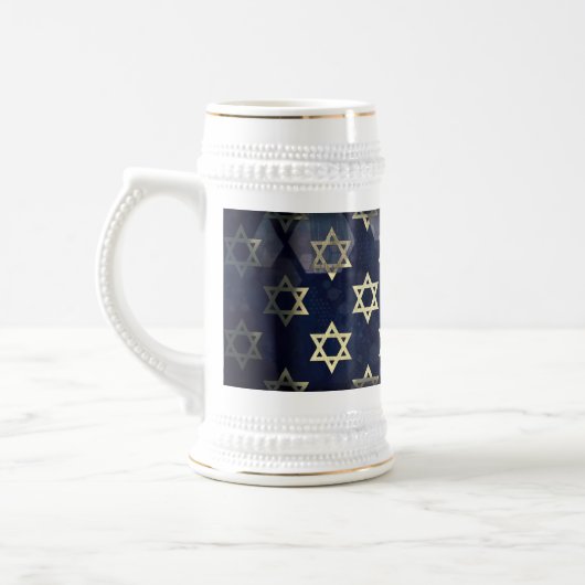 SlipperyJoe's Happy Hanukkahダビの複数の星 ビールジョッキ (左)