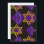 SlipperyJoe's Happy Hanukkah Star of David（ユダヤ教）メノ シーズンカード<br><div class="desc">SlipperyJoe's Happy Hanukkahダビデ（ユダヤ教）メノラーのスターDreidel芸術的お祝いキャンドルユダヤ教ヘブライ語ハヌカー（ユダヤ教の祭り）ギフト装飾宗教文化の伝統の幾何学的な象徴的なデザイン深さコントラスト順序の対称性</div>