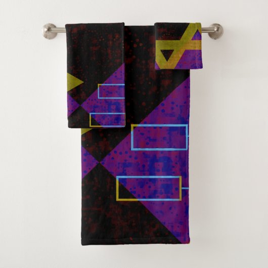 SlipperyJoe's Happy Hanukkah Star of David(ユダヤ教)メノ バスタオルセット (インサイチュ)