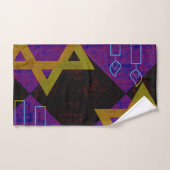 SlipperyJoe's Happy Hanukkah Star of David(ユダヤ教)メノ バスタオルセット (ハンドタオル)