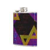 SlipperyJoe's Happy Hanukkah Star of David（ユダヤ教）メノ フラスク (左)