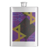 SlipperyJoe's Happy Hanukkah Star of David（ユダヤ教）メノ フラスク (正面)