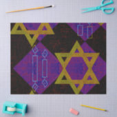 SlipperyJoe's Happy Hanukkah Star of David（ユダヤ教）メノ 薄葉紙 (クラフト)