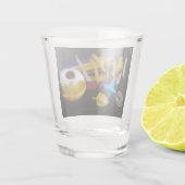 SlipperyJoe's Happy Hanukkah Star of David coin me ショットグラス (裏面)