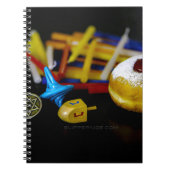 SlipperyJoe's Happy Hanukkah Star of David coin me ノートブック (正面)