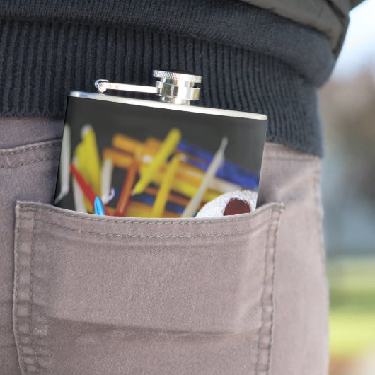 SlipperyJoe's Happy Hanukkah Star of David coin me フラスク (インサイチュ)