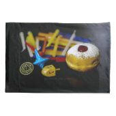 SlipperyJoe's Happy Hanukkah Star of David coin me 枕カバー (裏面)