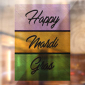 SlipperyJoe's Happy Mardi Gras purple金ゴールドgreen b ウィンドウサイン (シート2)