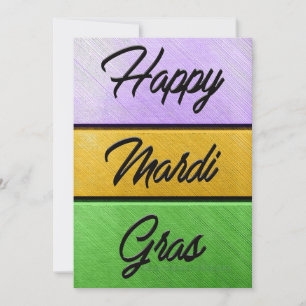 SlipperyJoe's Happy Mardi Gras purple金ゴールドgreen b シーズンカード
