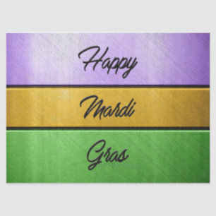 SlipperyJoe's Happy Mardi Gras purple金ゴールドgreen b 薄葉紙