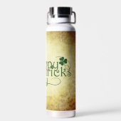 SlipperyJoe's Happy St. Patrick's Day 3リーフc ウォーターボトル (背面)