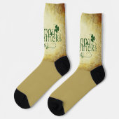 SlipperyJoe's Happy St. Patrick's Day 3リーフc ソックス (左)