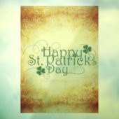SlipperyJoe's Happy St. Patrick's Day holiday Iris ウィンドウサイン (シート3)