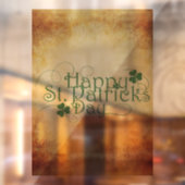 SlipperyJoe's Happy St. Patrick's Day holiday Iris ウィンドウサイン (シート2)