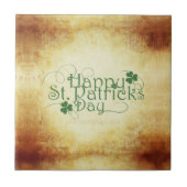 SlipperyJoe's Happy St. Patrick's Day holiday Iris タイル (正面)
