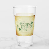 SlipperyJoe's Happy St. Patrick's Day holiday Iris タンブラーグラス (裏面)