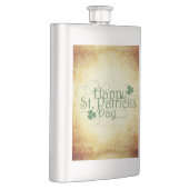 SlipperyJoe's Happy St. Patrick's Day holiday Iris フラスク (右)