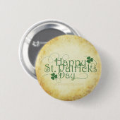SlipperyJoe's Happy St. Patrick's Day holiday Iris 缶バッジ (正面&裏面)