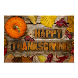 SlipperyJoe's Happy Thanksgivingカボチャ乾燥レア ポスター