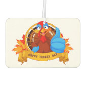 SlipperyJoe's Happy Turkey Day紅葉カート カーエアーフレッシュナー (裏面)