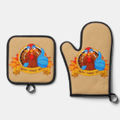 SlipperyJoe's Happy Turkey Day紅葉カート 鍋つかみ&鍋敷きセット (正面)