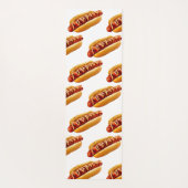 SlipperyJoe's Hot dog mard mustardスライス肉饅頭グリル ヨガマット (裏面)