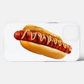 SlipperyJoe's Hot dog mard mustardスライス肉饅頭グリル Case-Mate iPhoneケース (裏面 (横))