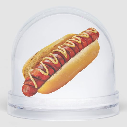 SlipperyJoe's hot dog nestled soft bun vibrant yel (正面)