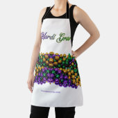 SlipperyJoe's iconic Mardi Gras–themed image elega エプロン (インサイチュ)