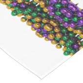 SlipperyJoe's iconic Mardi Gras–themed image elega ショートテーブルランナー (コーナー)