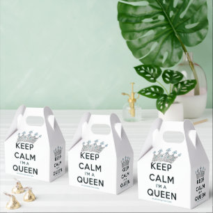 SlipperyJoe's Keep Calm Queen のロイヤルクラウンダイヤモンド フェイバーボックス