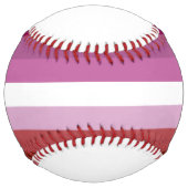 SlipperyJoe's Lesbianプライド国旗のフェミニン口紅 ソフトボール (正面)