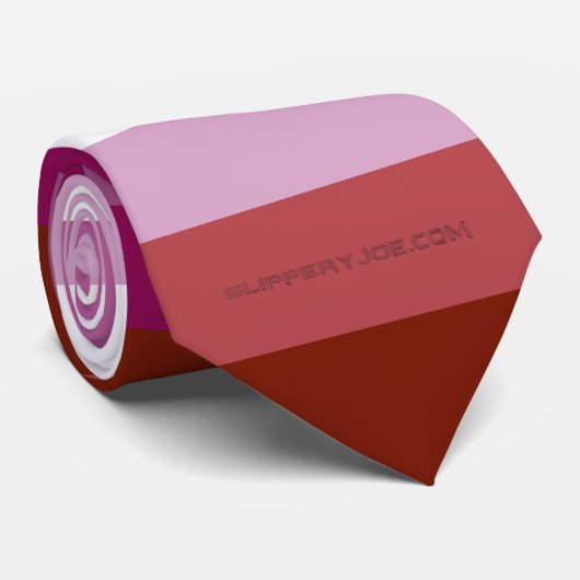 SlipperyJoe's Lesbianプライド国旗のフェミニン口紅 ネクタイ (ロール)