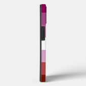 SlipperyJoe's Lesbianプライド国旗のフェミニン口紅 Case-Mate iPhoneケース (裏面 / 右)