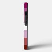 SlipperyJoe's Lesbianプライド国旗のフェミニン口紅 Case-Mate iPhoneケース (裏面 / 左)