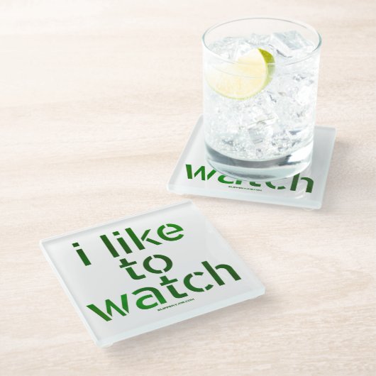 SlipperyJoe's Like to Watch Voyeurismトムを覗き見る ガラスコースター (アングル)