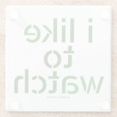 SlipperyJoe's Like to Watch Voyeurismトムを覗き見る ガラスコースター (裏面)