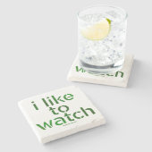 SlipperyJoe's Like to Watch Voyeurismトムを覗き見る ストーンコースター (横)