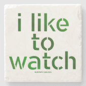 SlipperyJoe's Like to Watch Voyeurismトムを覗き見る ストーンコースター (正面)