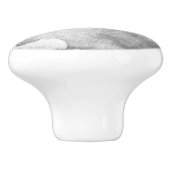 SlipperyJoe's Loveは色のないことわざ白黒 セラミックノブ (側面)