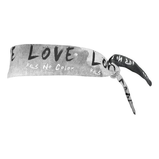 SlipperyJoe's Loveは色のないことわざ白黒 タイヘッドバンド (回転90)